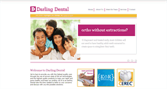 Desktop Screenshot of darlingdental.com